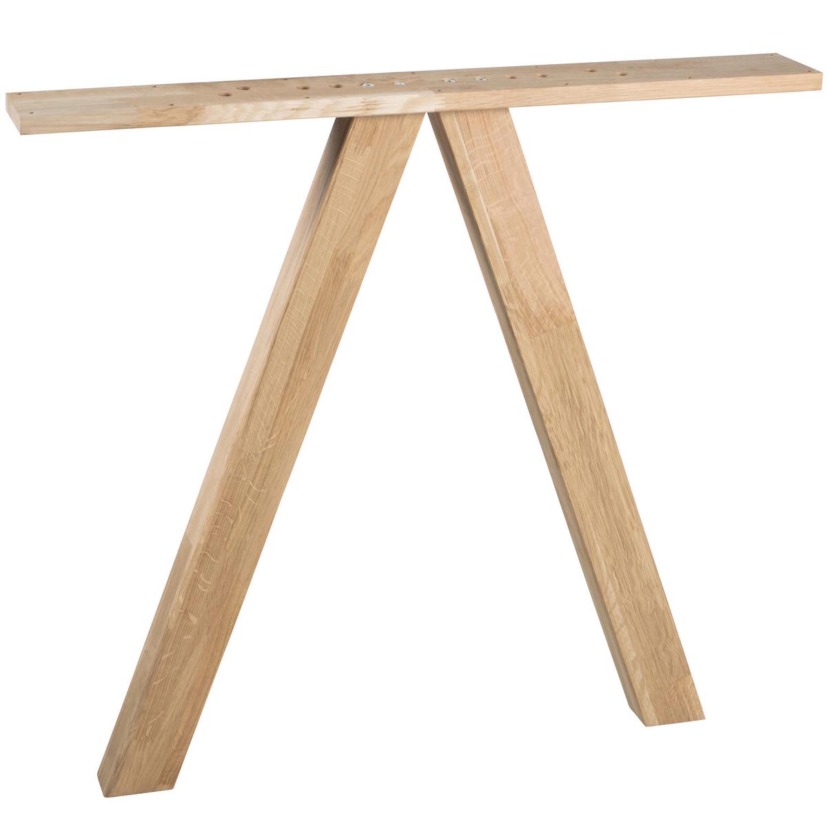 TISCHGESTELL Tablo Eichefarben B: 79cm - Eichefarben, MODERN, Holz (79/72/10cm) - Livetastic