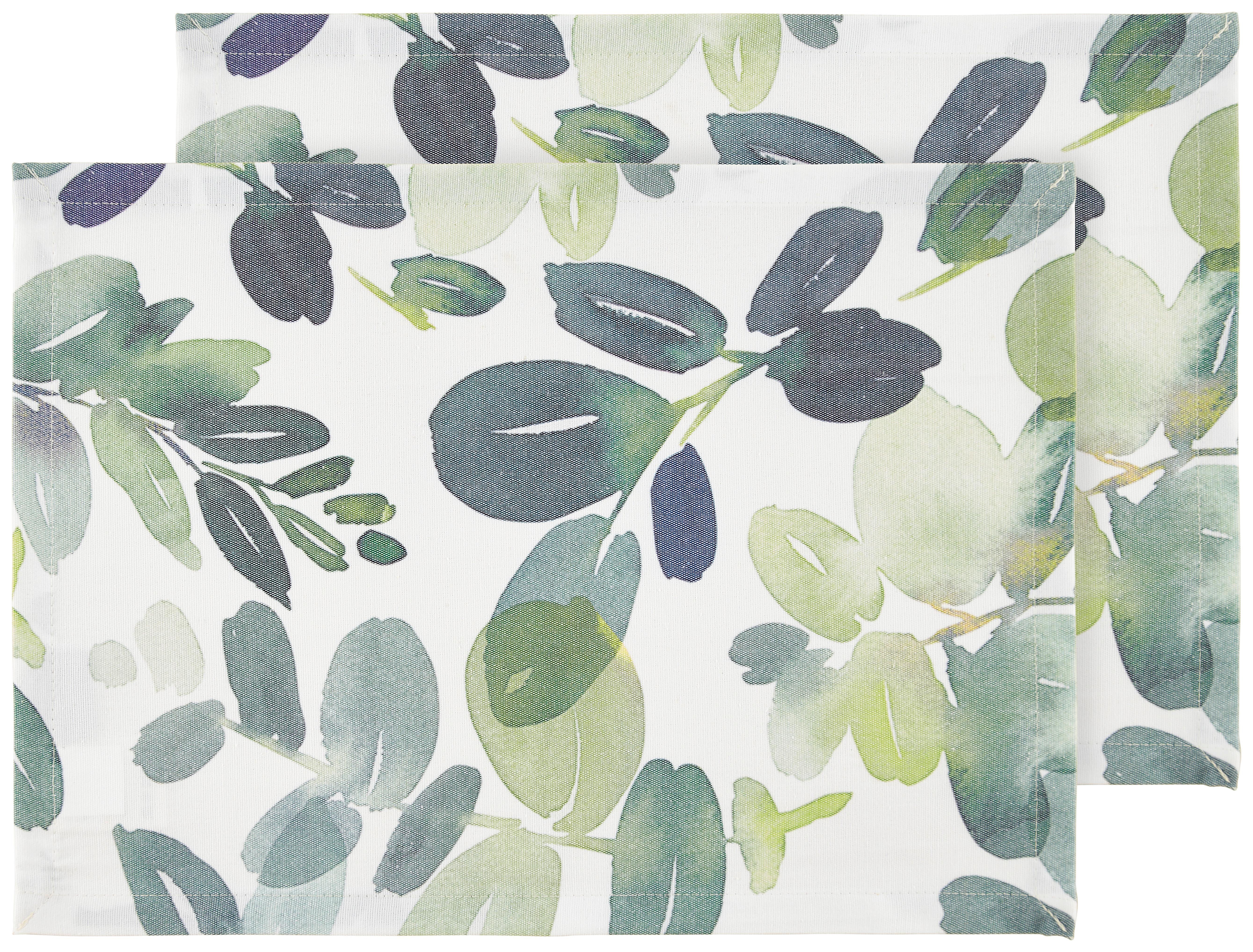 PROSTÍRÁNÍ STEFFI - bílá/světle zelená, Konvenční, textil (33/45cm) - Mary's
