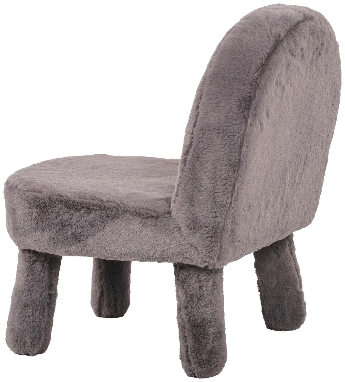 Dětská čalouněná židle CORTO potah šedý - šedá, Moderní, dřevo/textil (39/48/44cm) - Mömax
