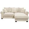 Ecksofa  mit Bettkasten Maureen Cremefarben - Creme/Schwarz, KONVENTIONELL, Textil (255/185cm) - MID.YOU