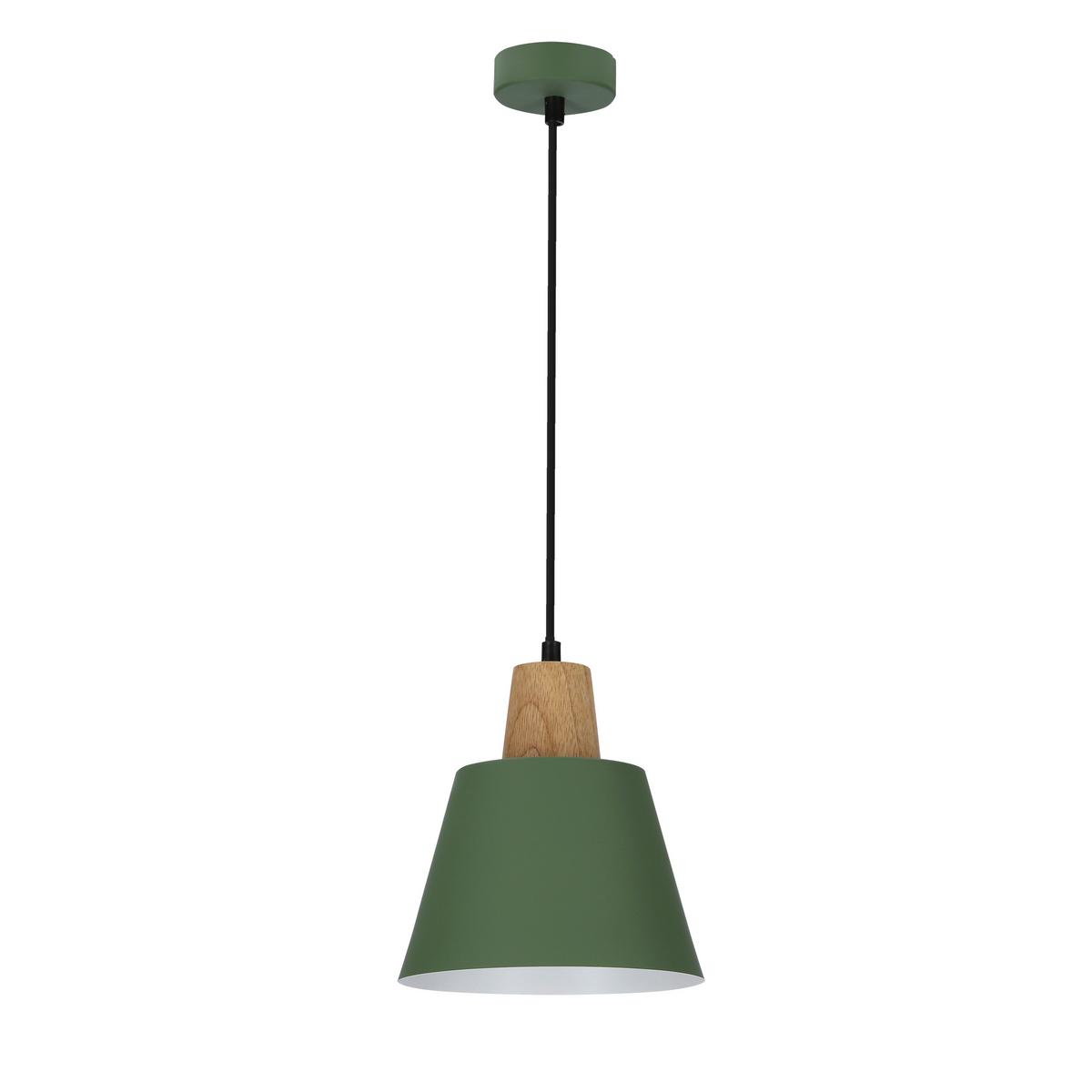 Pendelleuchte 50101260 Faro - Dunkelgrün/Schwarz, Trend, Metall (17/24/90cm)