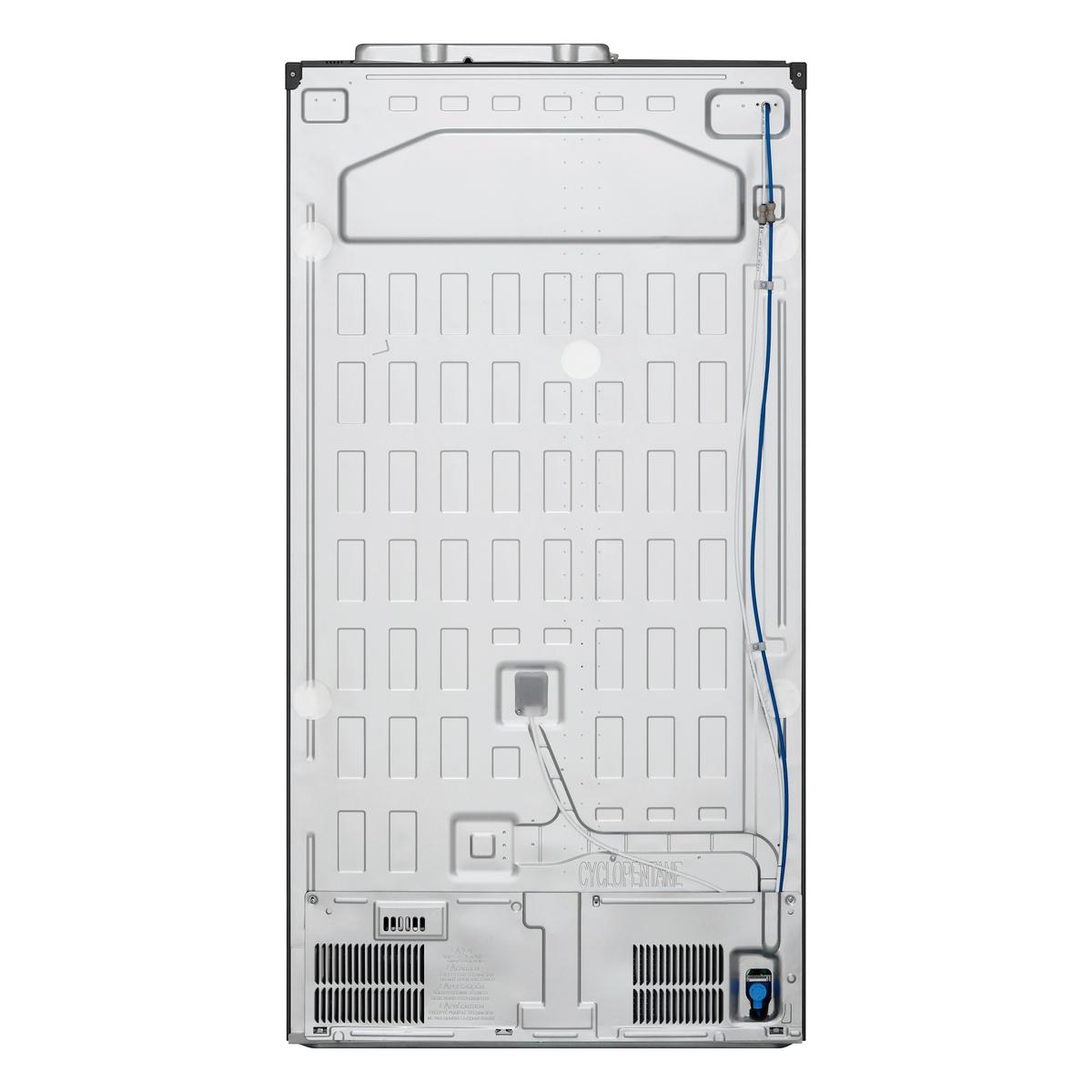 Side-By-Side Gsxv91mcae No-Frost, Crushed Ice - Schwarz, Basics, Metall (91,3/179/73,5cm) - LG
