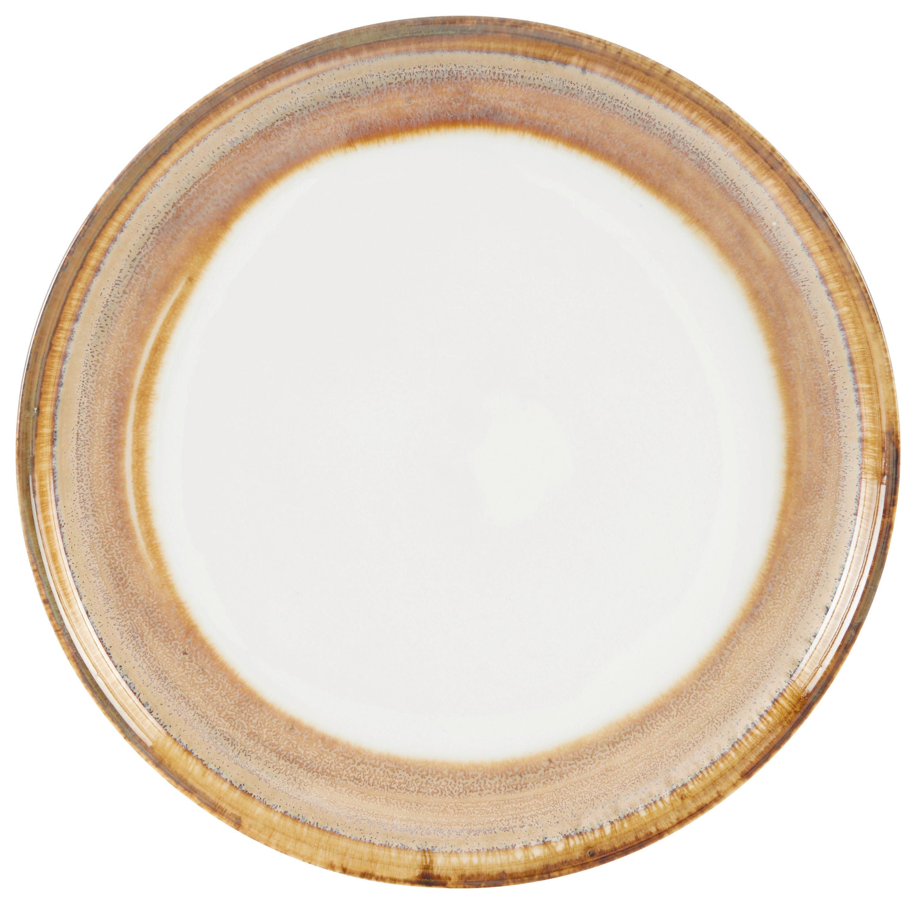Dezertní talířek SATURN - béžová, Moderní, keramika (21,5cm) - Mömax