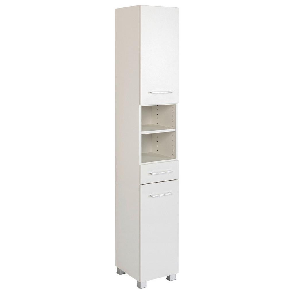 Badezimmer Hochschrank Paris 30/X80 cm Weiß
