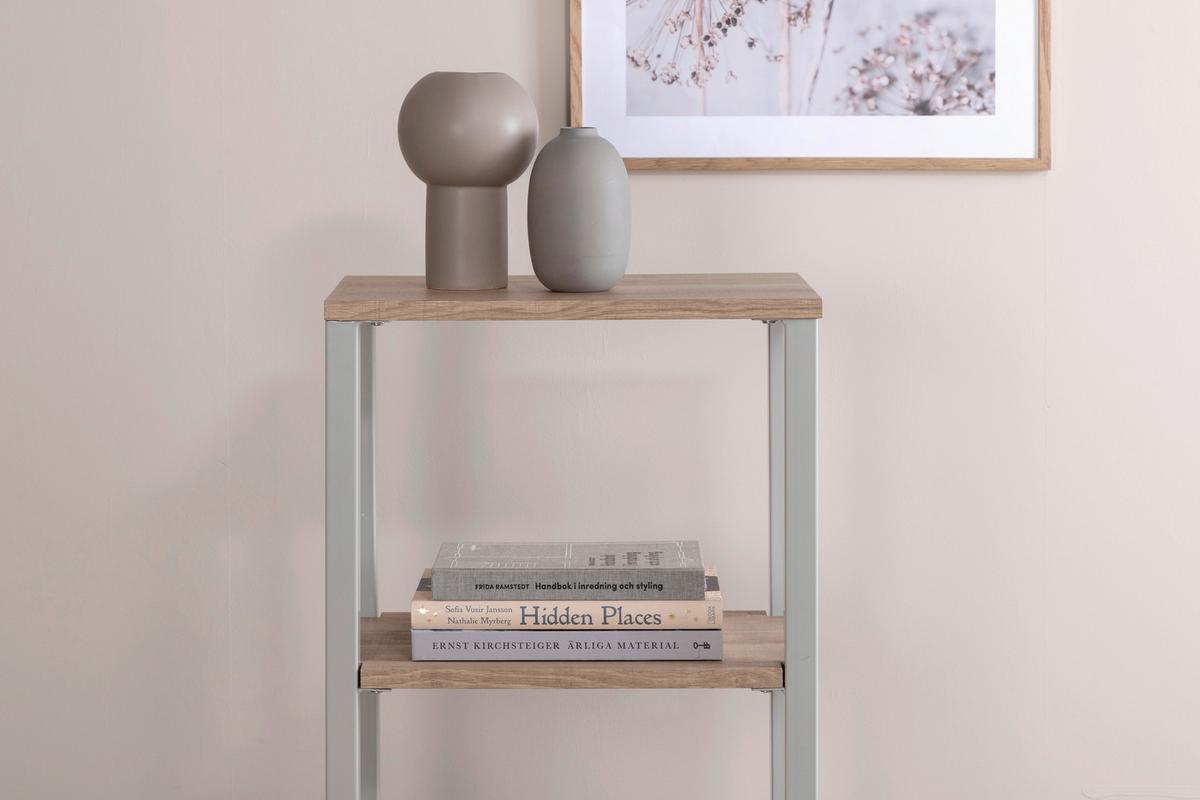NACHTTISCH Rise Grau B: 30cm - Grau, Design, Holz/Metall (30/70/45cm) - Livetastic