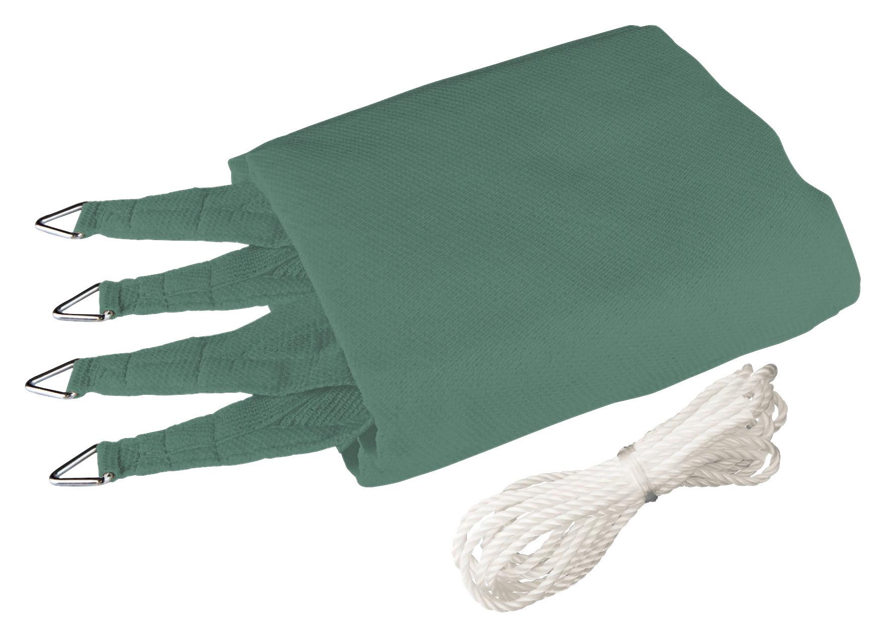 Sonnensegel Quadrat 4x4 M - Olivgrün, Basics (400/400cm)