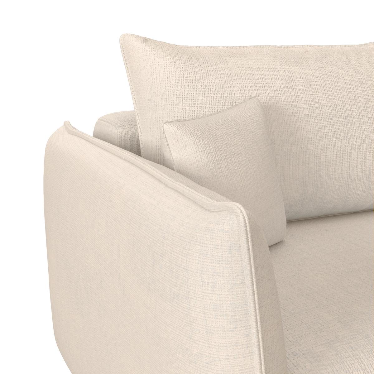 Schlafsofa Kairo Beige, Lf: ca. 190x150cm - Beige/Schwarz, ROMANTIK / LANDHAUS, Holz/Kunststoff (230/90/115cm) - James Wood