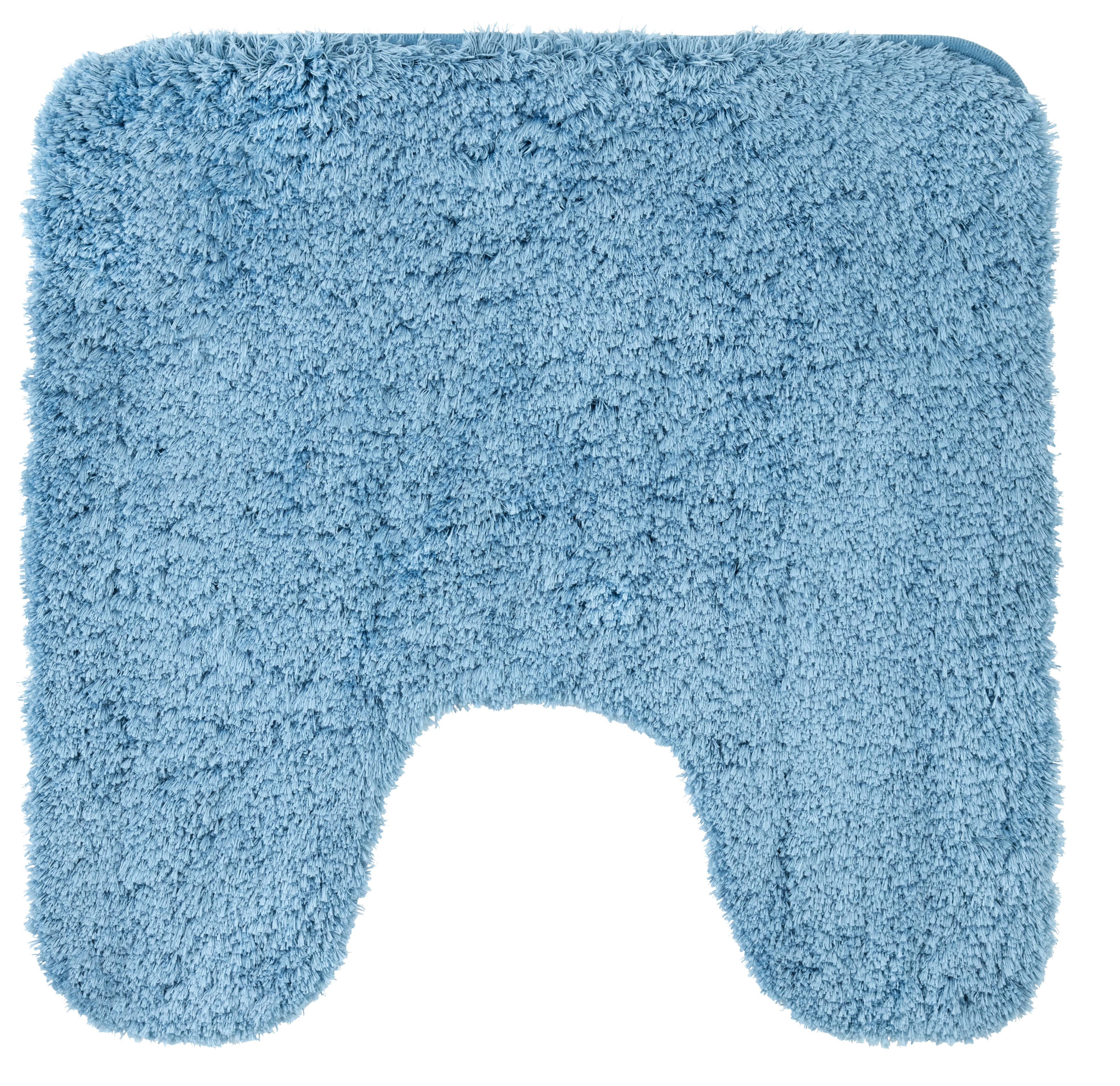 WC předložka Chris, 50/50cm, modrá - modrá, textil (50/50cm) - Modern Living