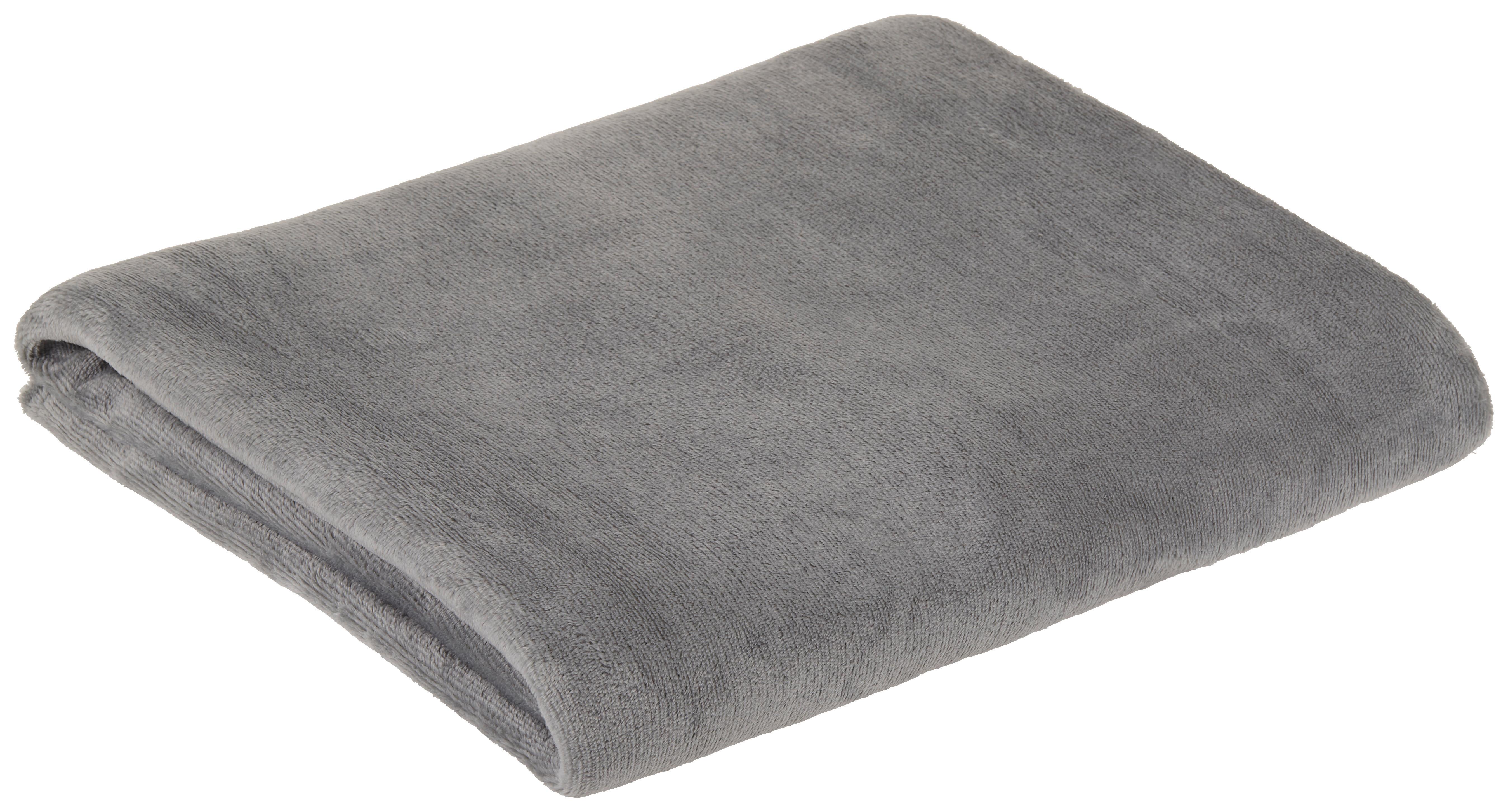 Kuscheldecke Marlies Hellgrau 220x240 cm - Hellgrau, MODERN, Textil (220/240cm) - Luca Bessoni