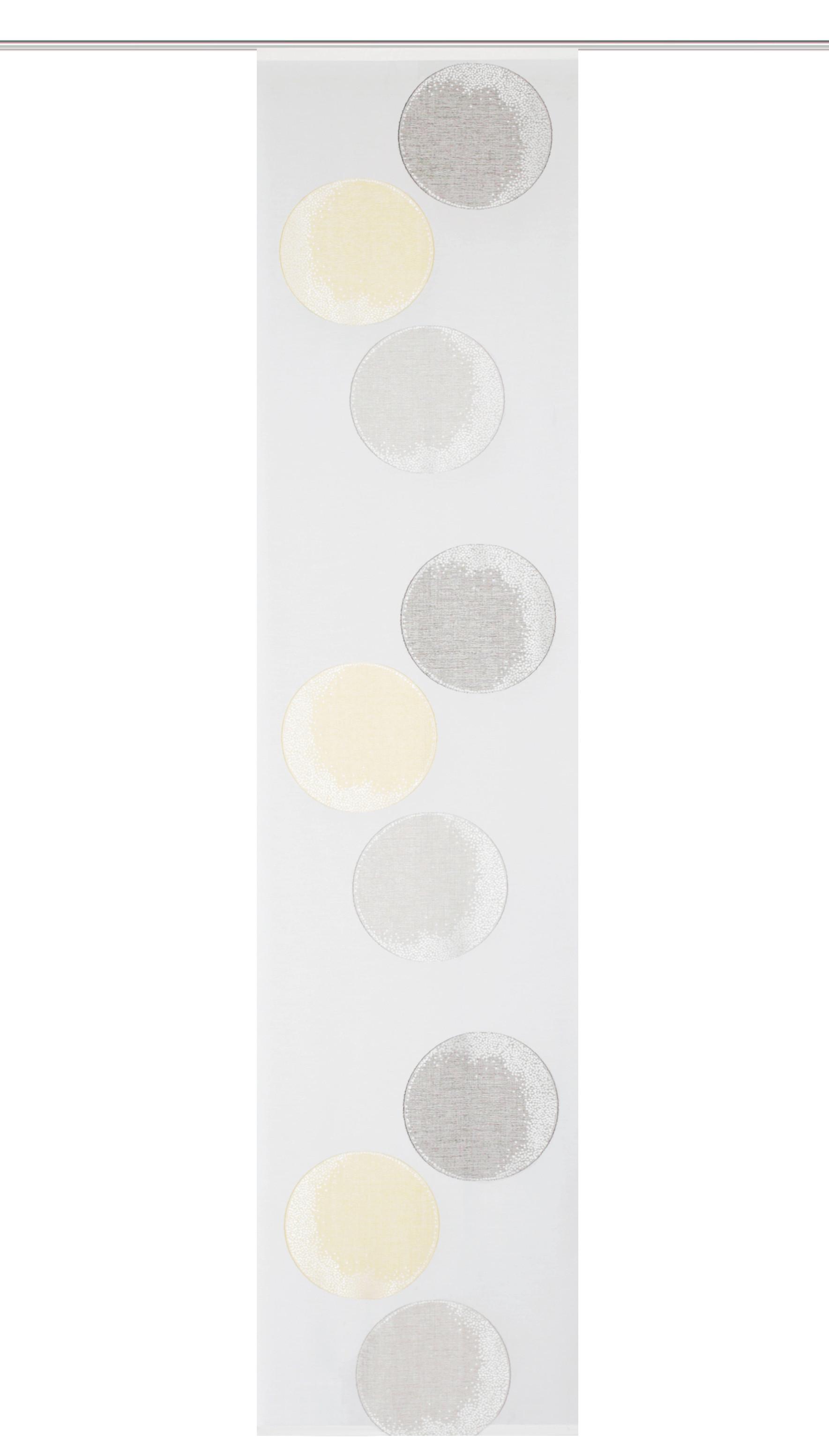 Flächenvorhang Remona Gelb - Gelb, Design, Textil (60/245cm) - Schmidt W. Gmbh