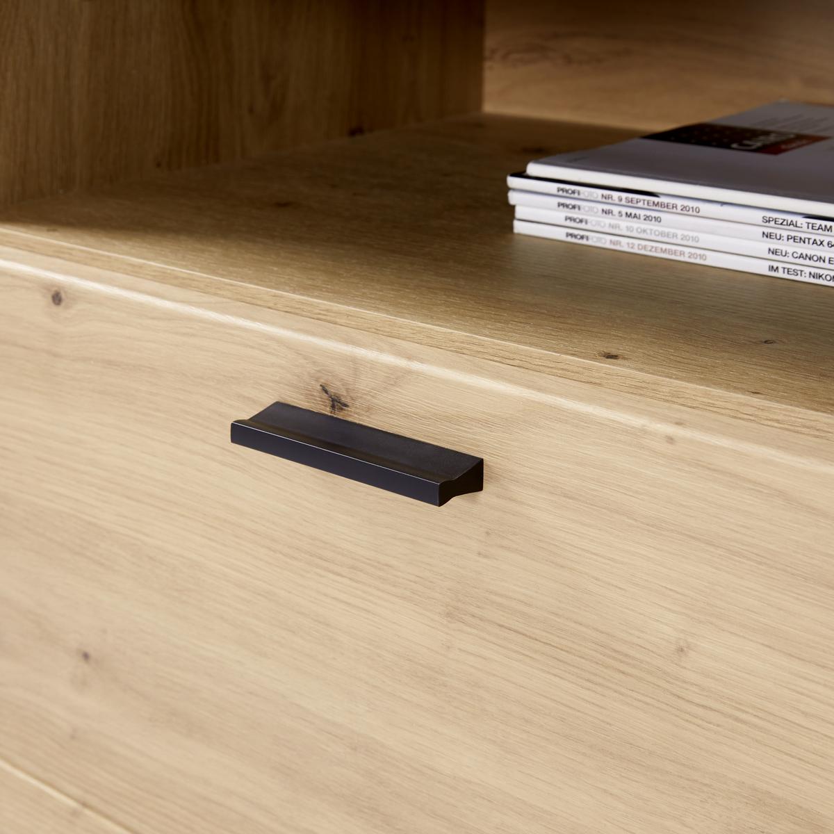 Wohnkombination Modern 4 -teilig. Tonale 7, Eiche Dekor/grau - MODERN (349,5/207,6/40cm)