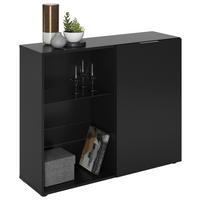 KOMODA DARK 3 - černá, Moderní (100/81/32cm) - Mömax