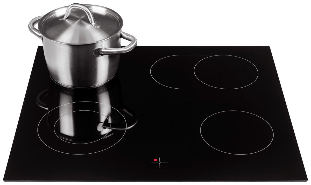 Einbauherd-set Hs 4000 B: 59,5 Cm Elektro-Glaskeramik - Edelstahlfarben, Basics (59,5/59,5/55cm) - Nabo