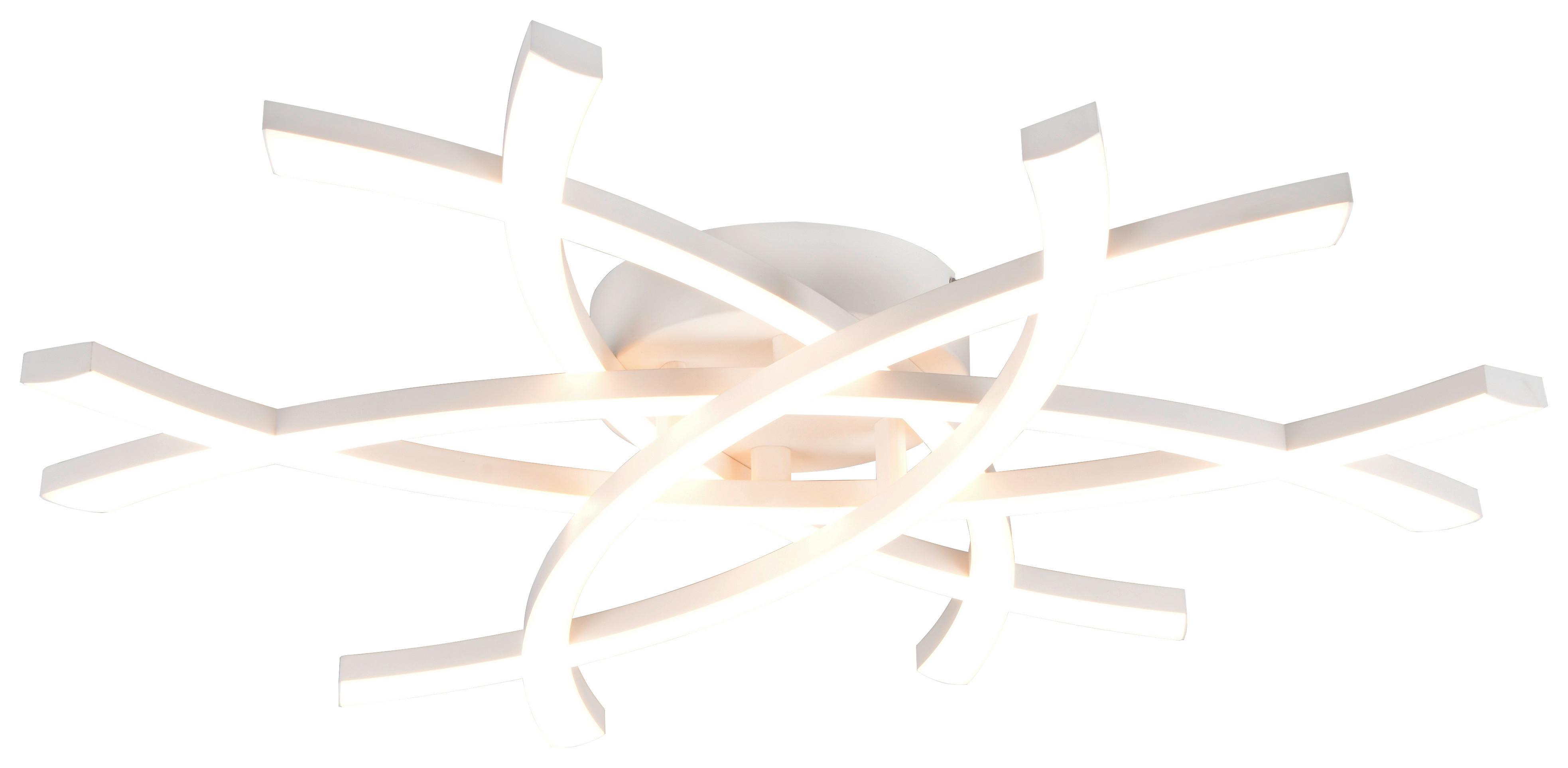 Led-deckenleuchte, 3000k Dala - Weiß, Basics, Kunststoff/Metall (62/59/9cm) - Luca Bessoni