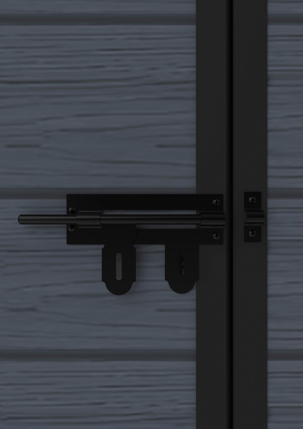 Gartenhaus Nizza - Grau, MODERN, Kunststoff/Metall (152/193/92cm) - Homezone