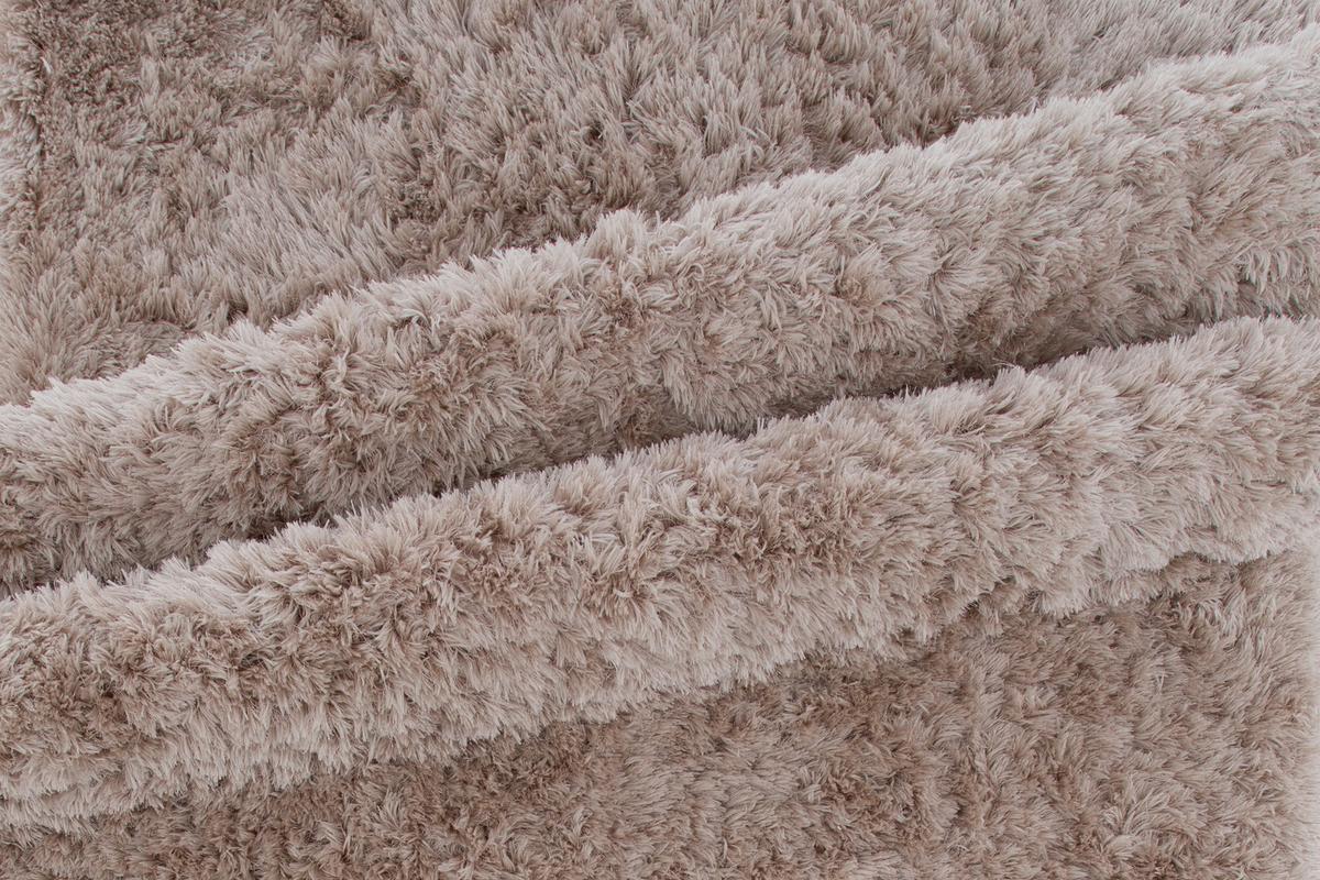 Hochflorteppich Beige Grace 160x230 cm - Beige, LIFESTYLE, Textil (160/230cm) - P & B