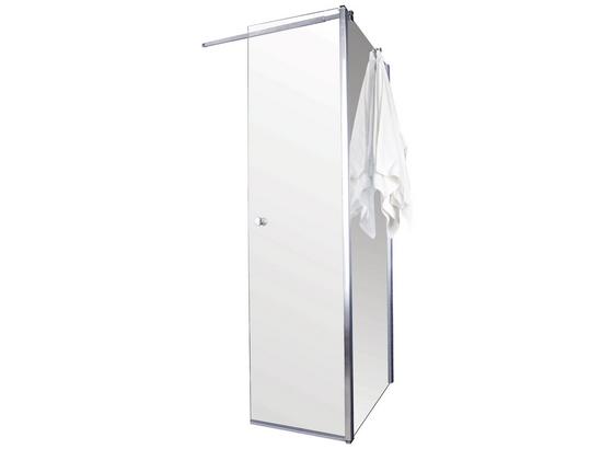 Glas Flügeltür mit Seitenwand Sanoflex Grande 51,4cm/ 157cm - MODERN, Glas (157-159/195cm) Glas Flügeltür mit Seitenwand Sanoflex Grande 51,4cm/ 157cm - MODERN, Glas (157-159/195cm)