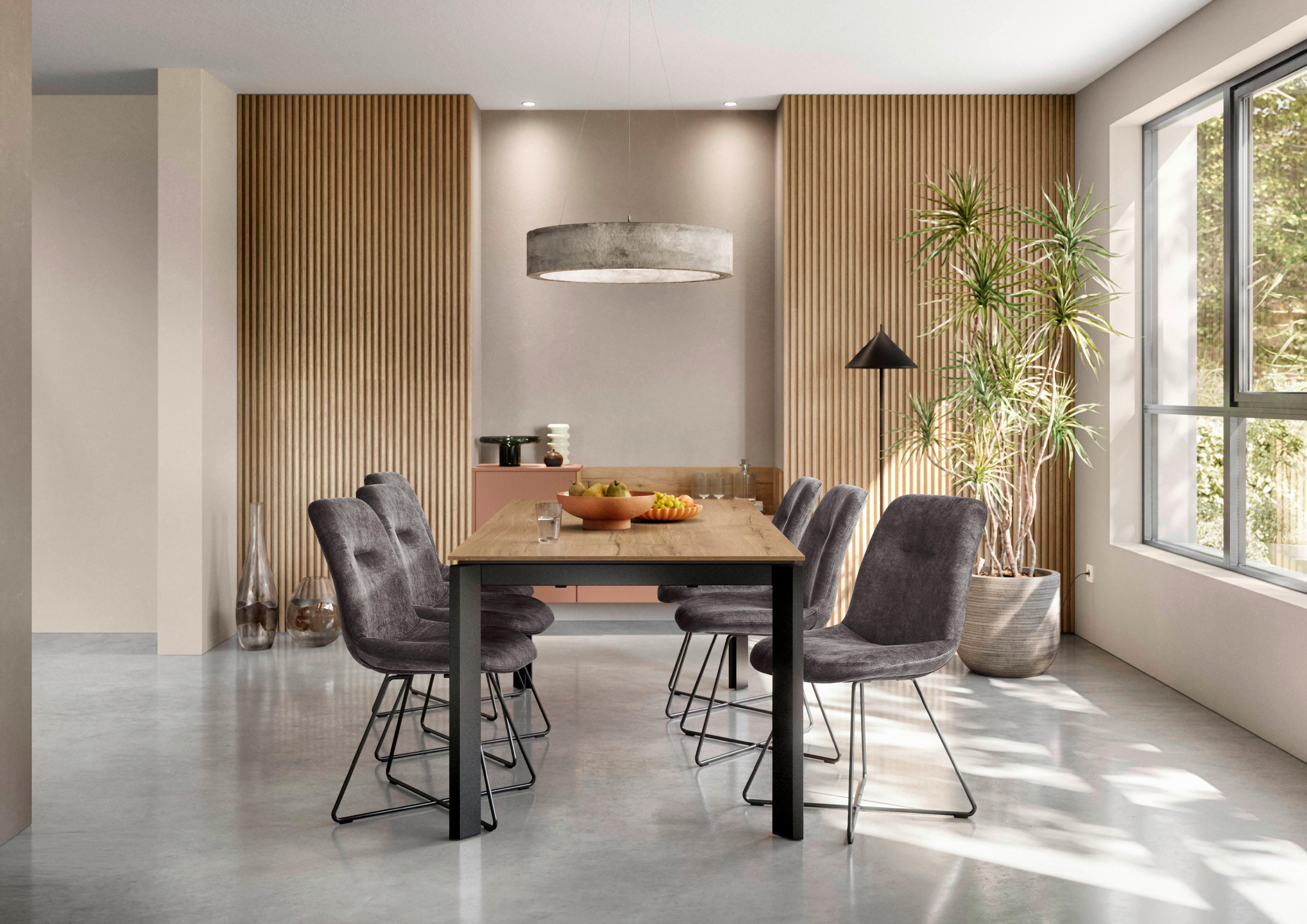 STOLIČKA CROSS-CH - čierna/sivá, Basics, kov/textil (51/89/61cm) - Celina Home