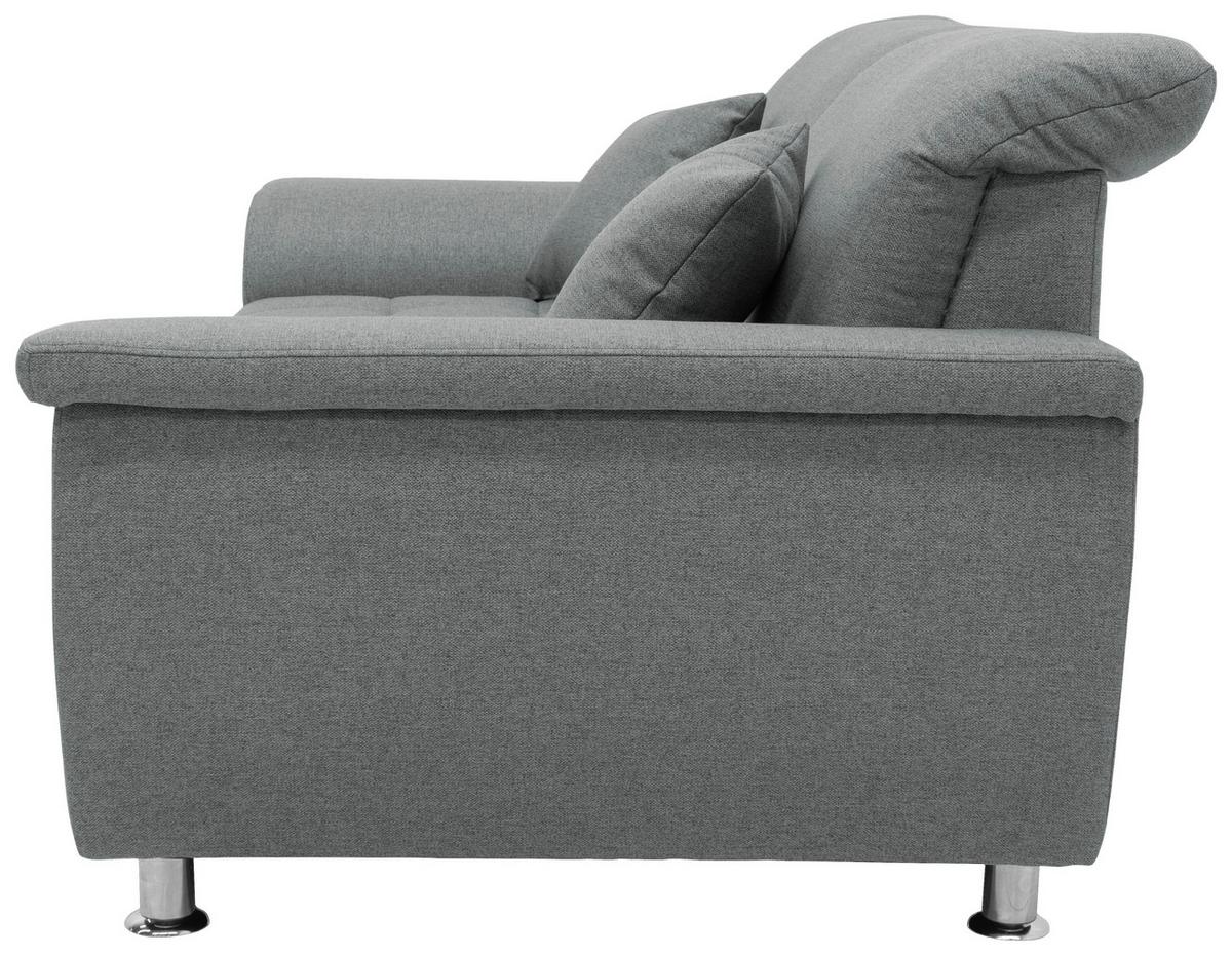 2-sitzer-sofa Franzi Armlehnen Mintgrün Webstoff - Chromfarben/Mintgrün, KONVENTIONELL, Textil (190/81/97cm) - MID.YOU