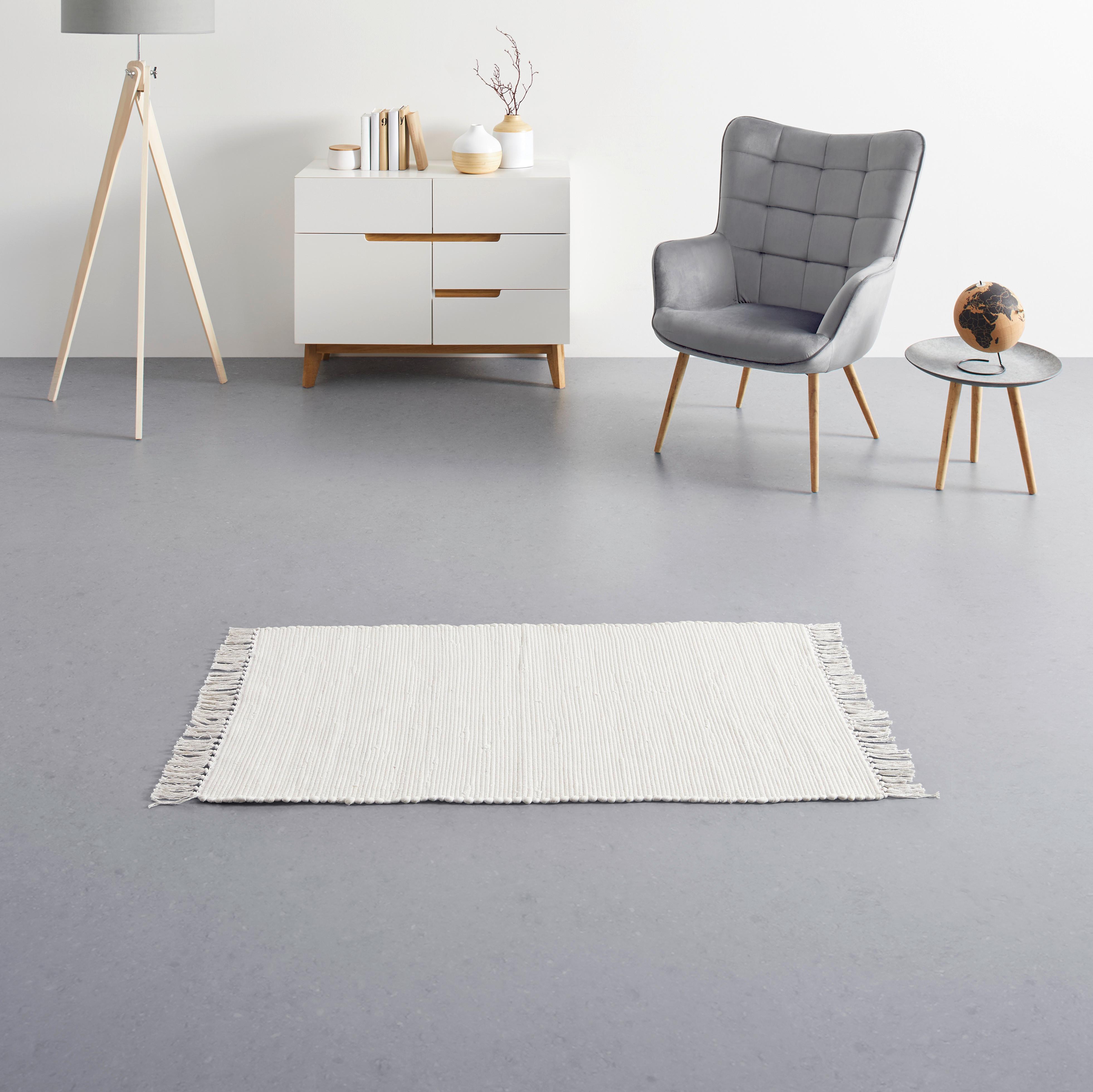 HADROVÝ KOBEREC Julia 2, 70/130cm, krémová - krémová, Romantický / Rustikální, textil (70/130cm) - Modern Living