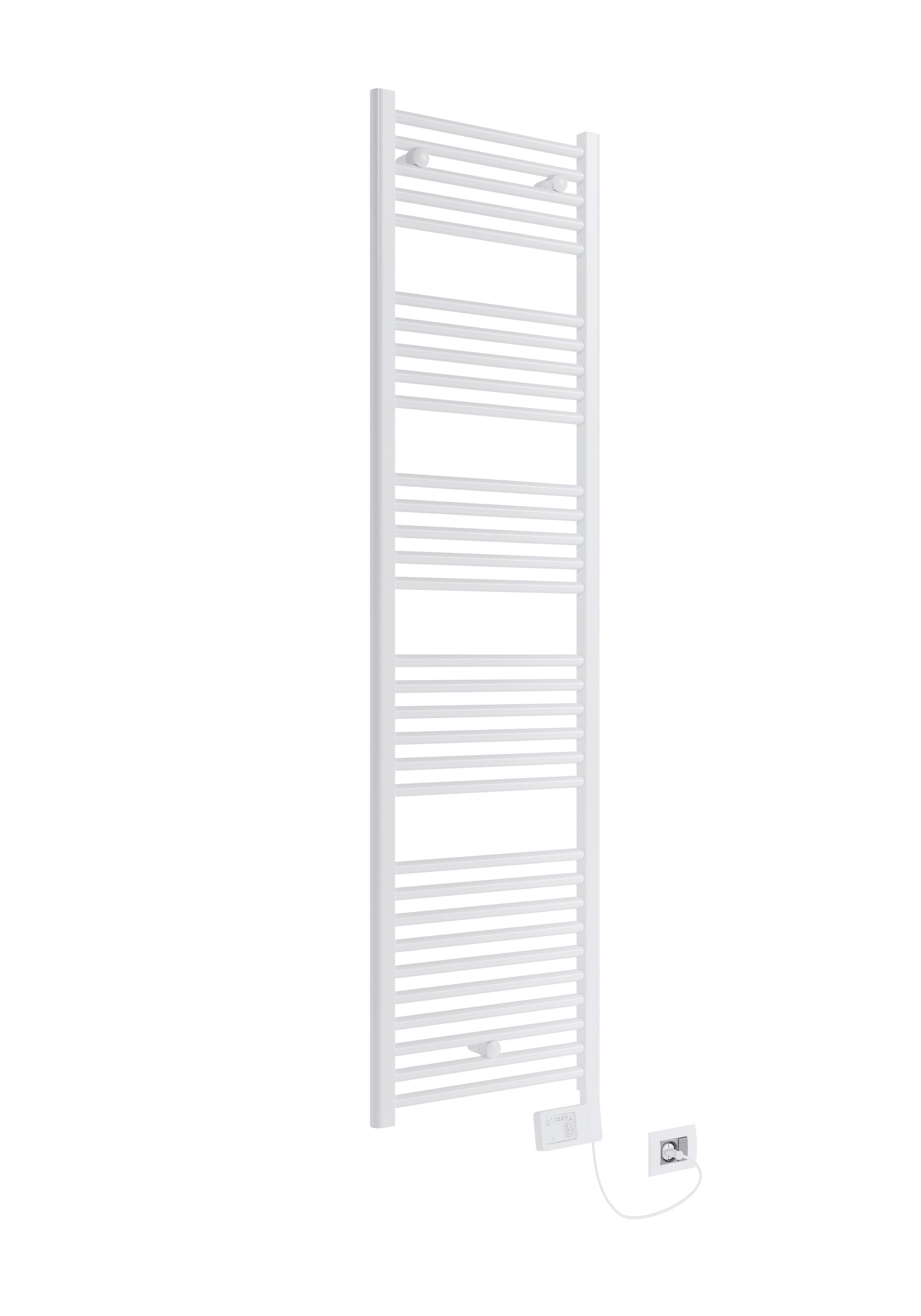 Handtuchheizkörper Bozen BxL 60x180 cm Gerade 1000 W - Weiß, Basics, Metall (60/180cm) - Sanotechnik