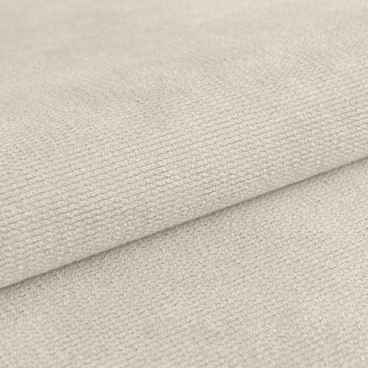 Ecksofa mit Schlaffunktio Volf cremefarben 261x203 cm - Creme/Schwarz, Trend, Kunststoff/Textil (261/203cm)
