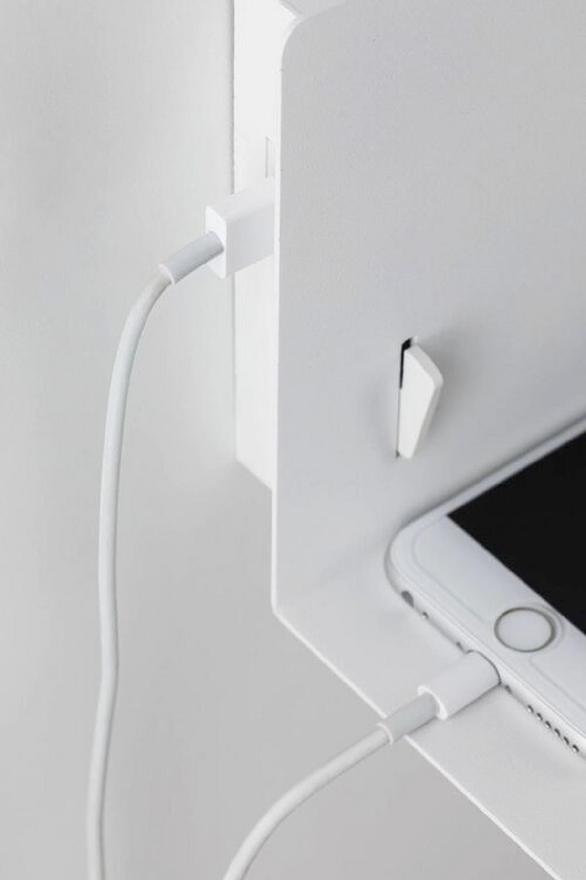Wandleuchte 1-flammig Mit Usb-Anschluss - Weiß, LIFESTYLE, Metall (40/13cm) - Paulmann