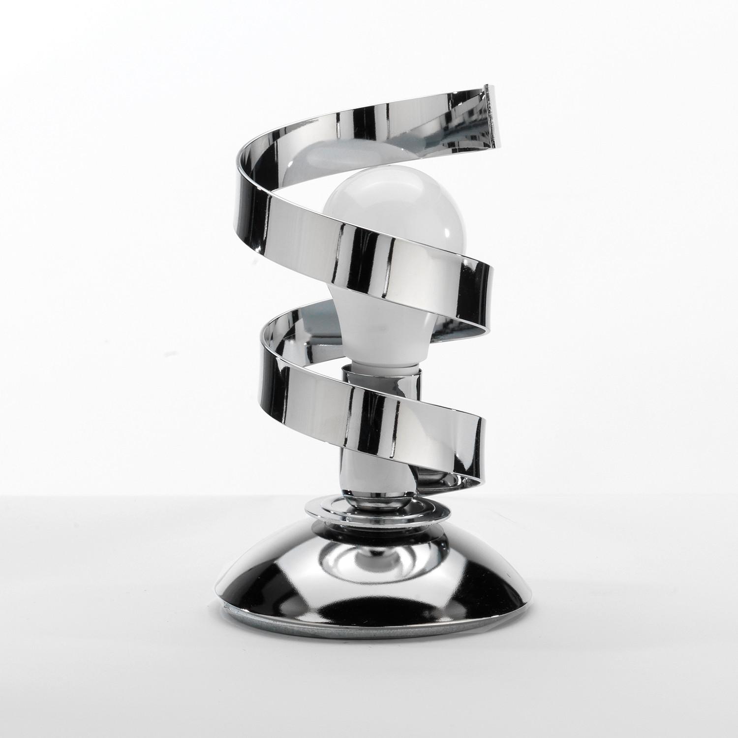 Tischleuchte 4812/lc - Chromfarben, Design, Metall (12/12/25cm)