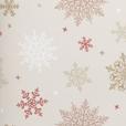 Bettwäsche Snowflake - Beige/Rot, MODERN, Textil - Luca Bessoni