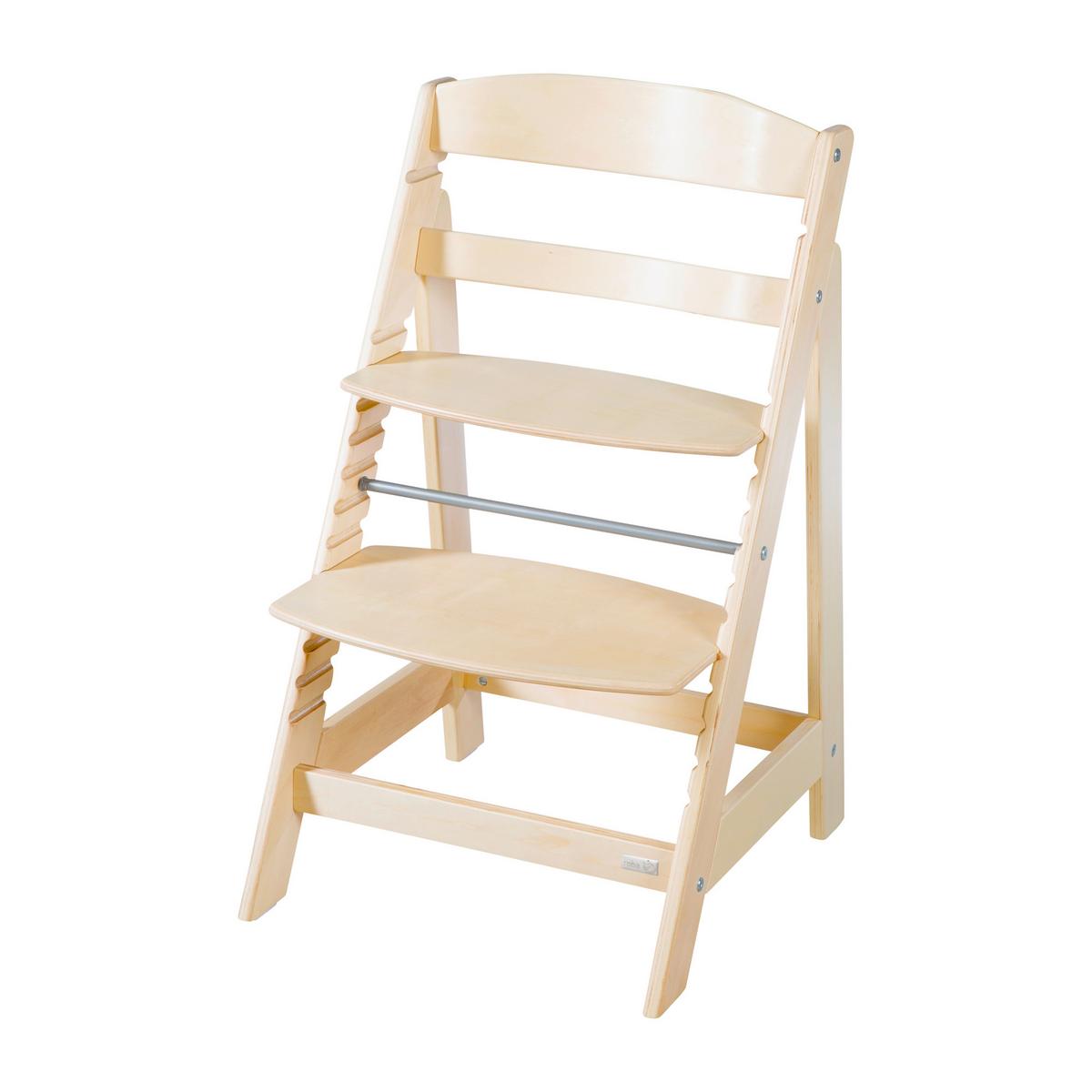 Treppenhochstuhl 'Sit Up Flex' natur - Naturfarben, MODERN, Holzwerkstoff (44,5/80/54cm) - Roba
