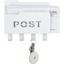 Organizér Post - biela, kov (20/5,1/18,8cm) - Mömax modern living Organizér Post - biela, kov (20/5,1/18,8cm) - Mömax modern living
