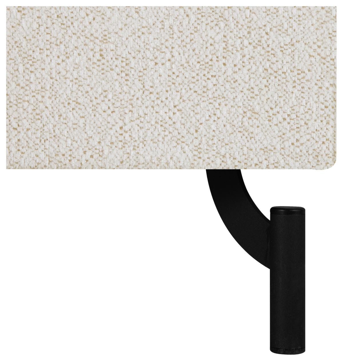 Boxspringbett Mit Topper 160x200 Cm Linz, Creme - Creme/Schwarz, MODERN, Textil (160/200cm) - MID.YOU