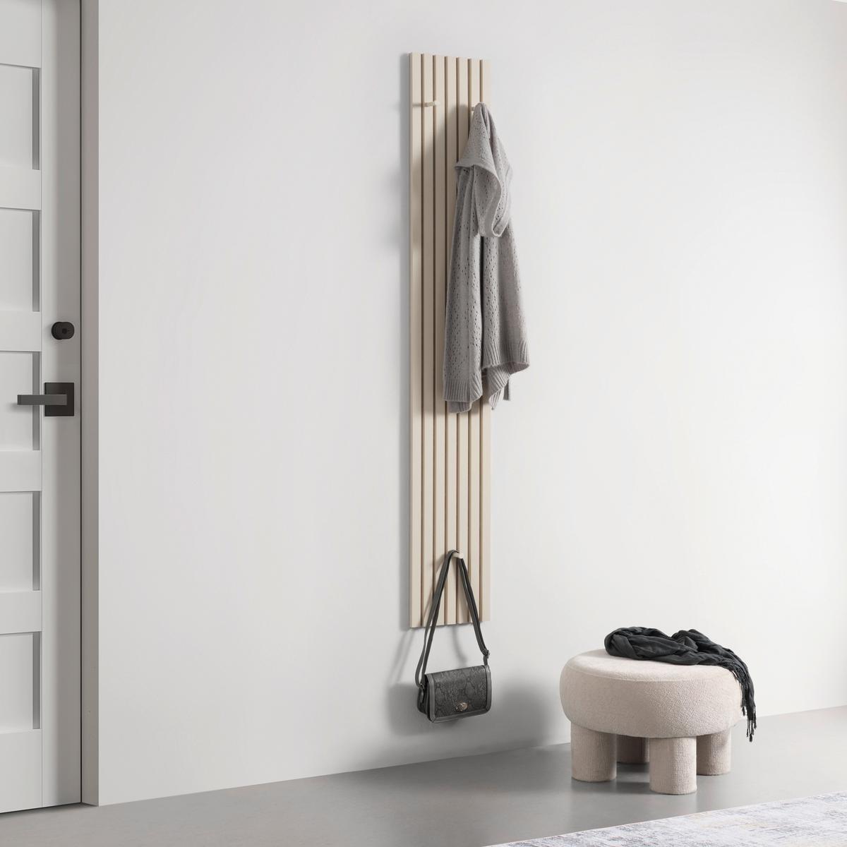 Šatní panel GRACE písková - pískové barvy, Moderní, kompozitní dřevo/textil (25/160/7,5cm) - Mömax