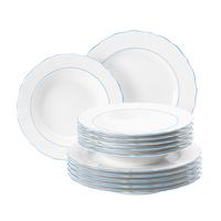 Tafelservice Blue Lines - Weiß, Basics, Keramik (6,894kg) - Seltmann Weiden