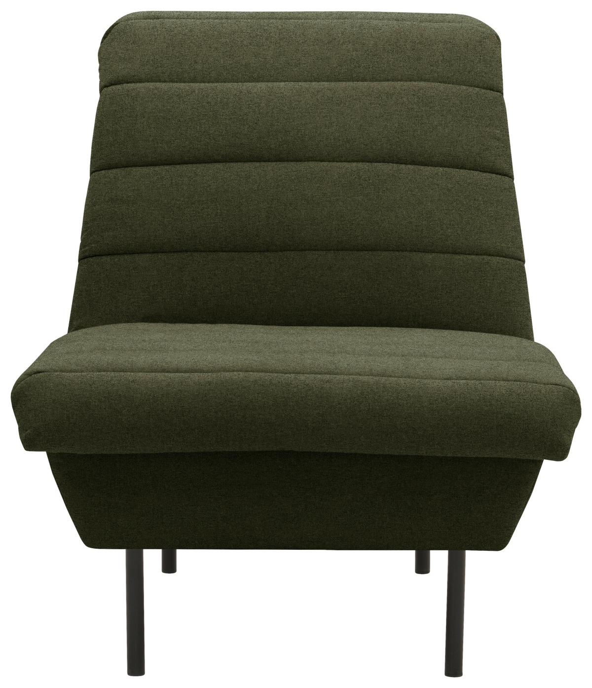 Sessel Looks Ix - Schwarz/Grün, Design, Textil (72/92/103cm) - LOOKS by W.Joop