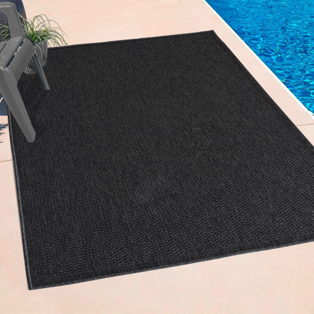Webteppich Toronto 16561 900-Anthracite - Anthrazit, Basics, Textil (120/160cm)