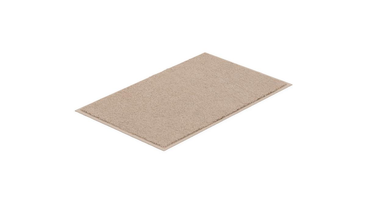 Badematte Ayla - Beige, Basics, Textil (50/80cm) - Grund