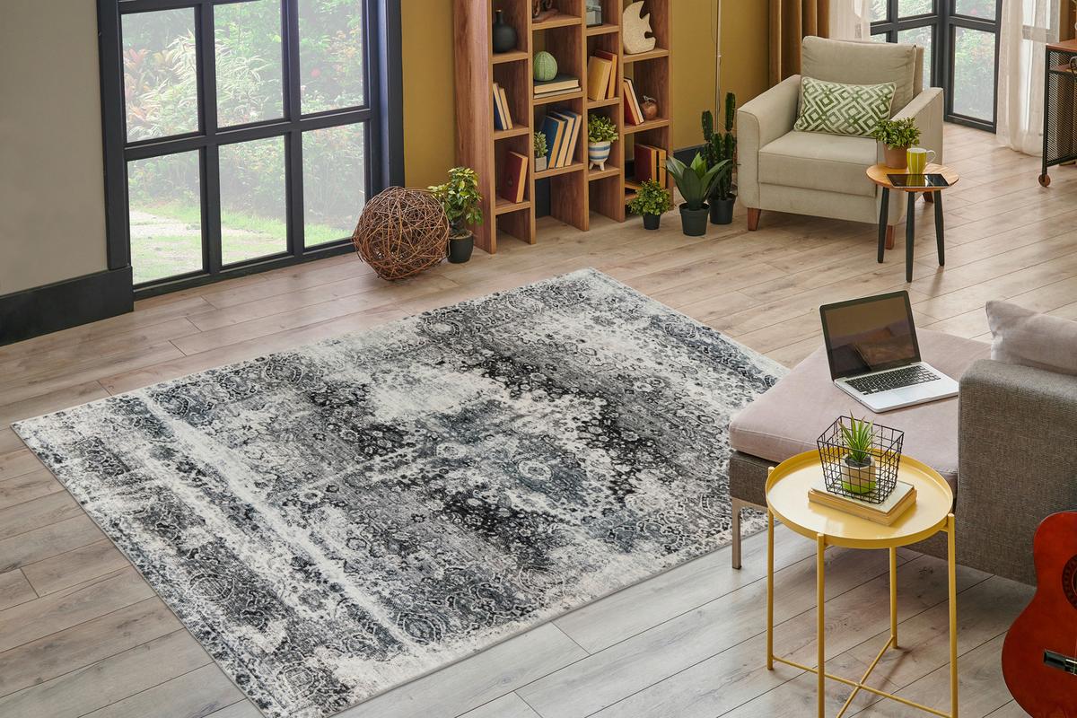 Teppich Ilian 500 80x150 cm Ilian 500 - Grau, KONVENTIONELL, Textil (80/150cm)