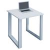 Schreibtisch Lona Weiß B: 80 cm - Weiß, MODERN, Holzwerkstoff/Metall (80/80/76cm) - MID.YOU