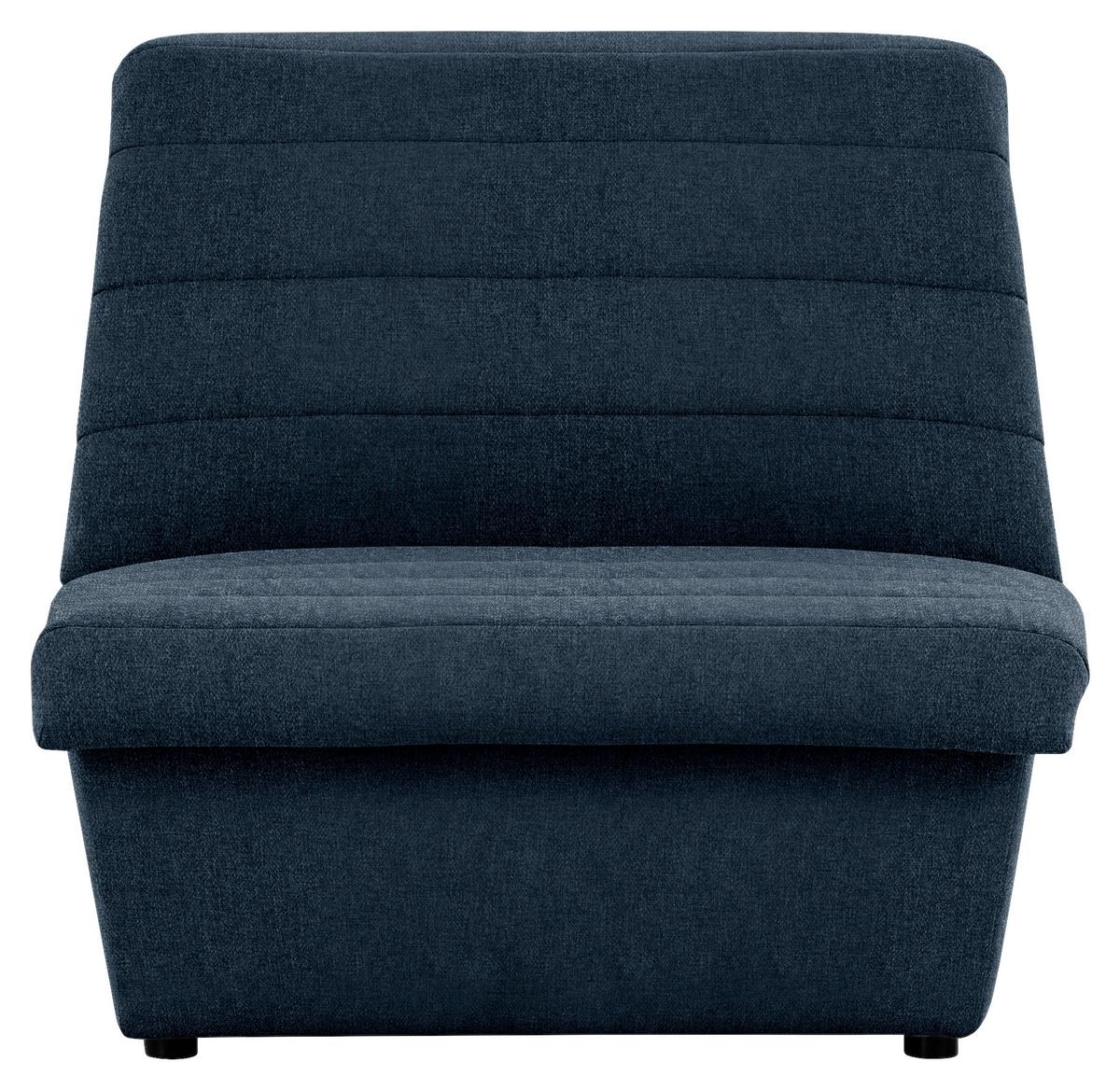 Sessel Looks Viii - Schwarz/Dunkelblau, Design, Textil (92/92/103cm) - LOOKS by W.Joop