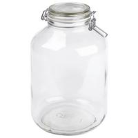 Einmachgläser 2er-Set Gothika je ca. 4,8 Liter auslaufsicher - Transparent, Basics, Glas (4800ml) - Mäser