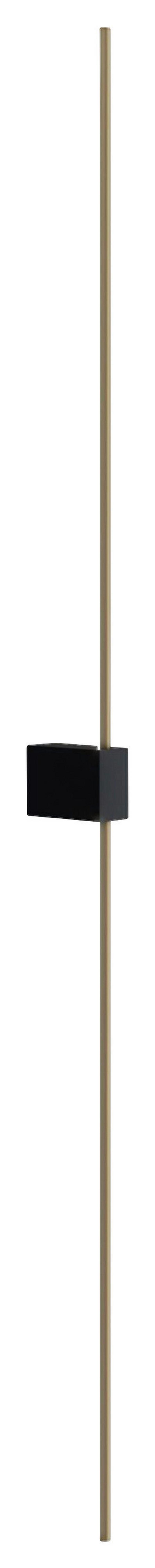 Wandleuchte Pars - Goldfarben/Schwarz, Basics, Metall (7/3/104,9cm) - MAYTONI