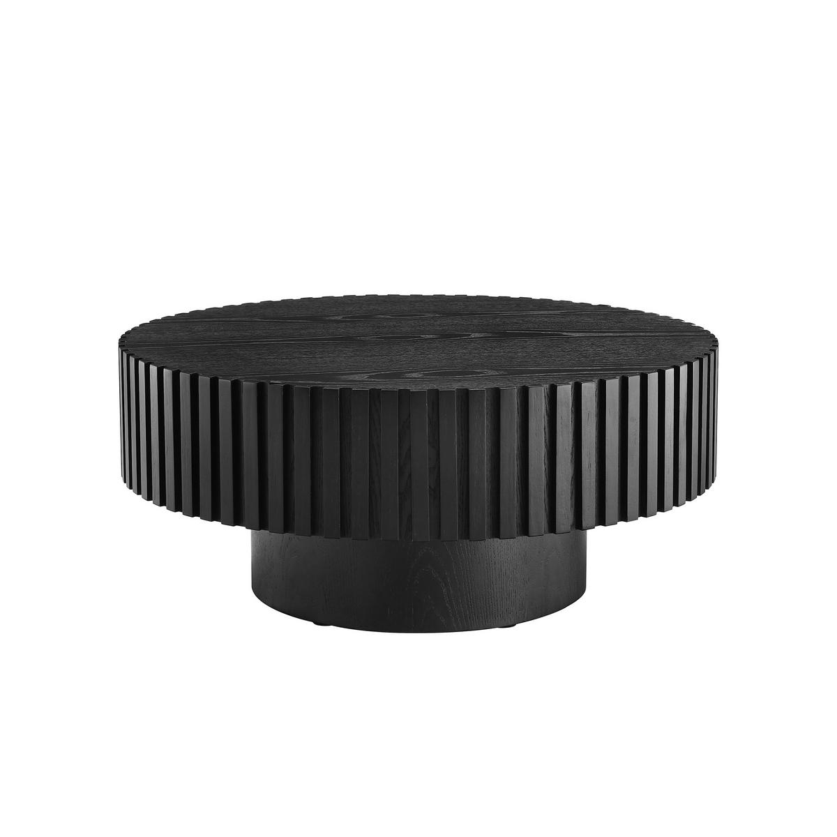 Couchtisch Schwarz D: 80 Cm - Schwarz, MODERN, Holzwerkstoff (80/80/34cm) - Livetastic