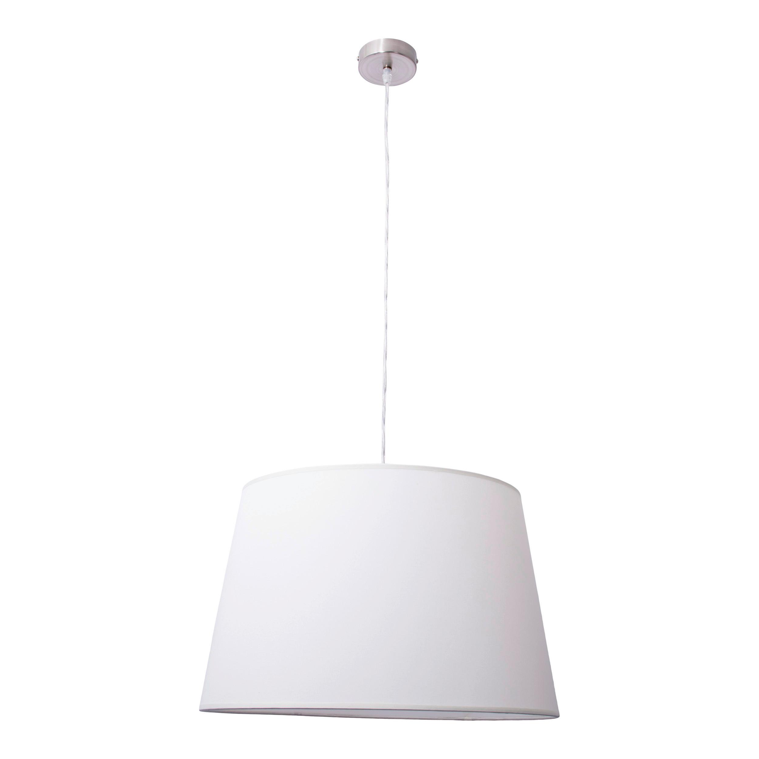 Pendelleuchte BOLOGNA - Beige, Basics, Kunststoff/Textil (45/128cm) - Näve