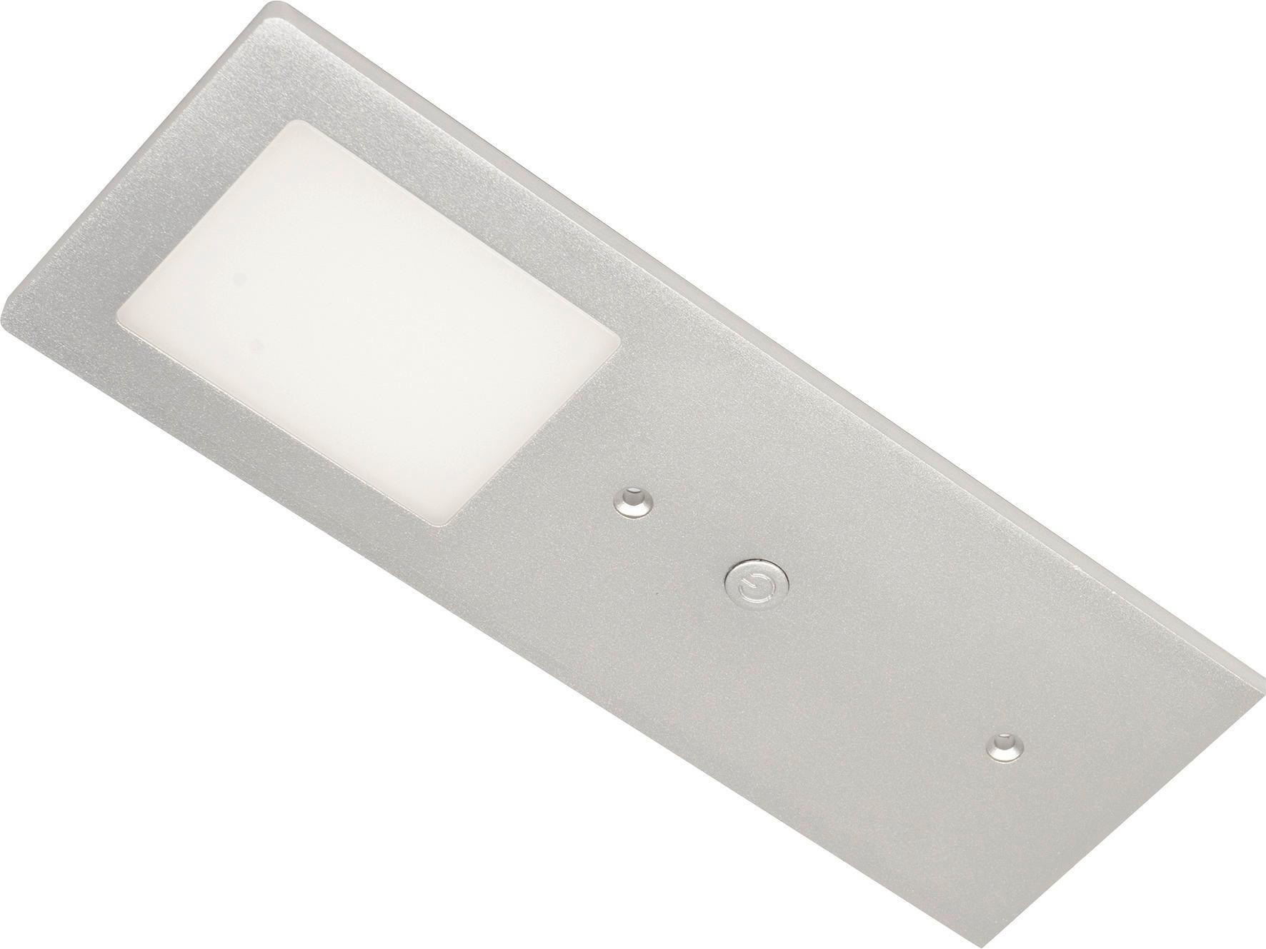 Unterbauleuchte Planar Alu - Alufarben, Basics, Metall (19/7/0,5cm)
