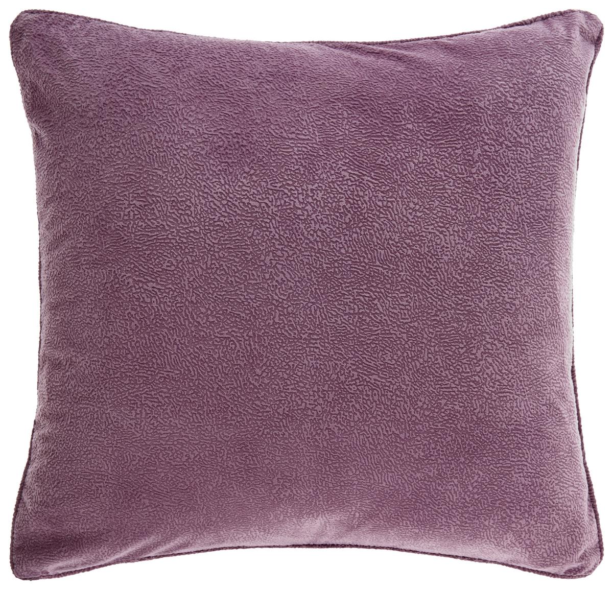 Kissenhülle Carmen 45x45 cm Textil Lila mit Reißverschluss - Lila, ROMANTIK / LANDHAUS, Textil (45/45cm) - James Wood