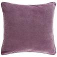 Kissenhülle Carmen 45x45 Cm Textil Lila Mit Reißverschluss - Lila, ROMANTIK / LANDHAUS, Textil (45/45cm) - James Wood
