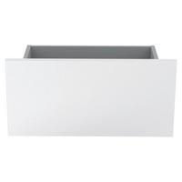 ZÁSUVKA UNIT-ELEMENTS - biela s vysokým leskom, Modern, kompozitné drevo (45,3/21,9/36,6cm) - Ondega