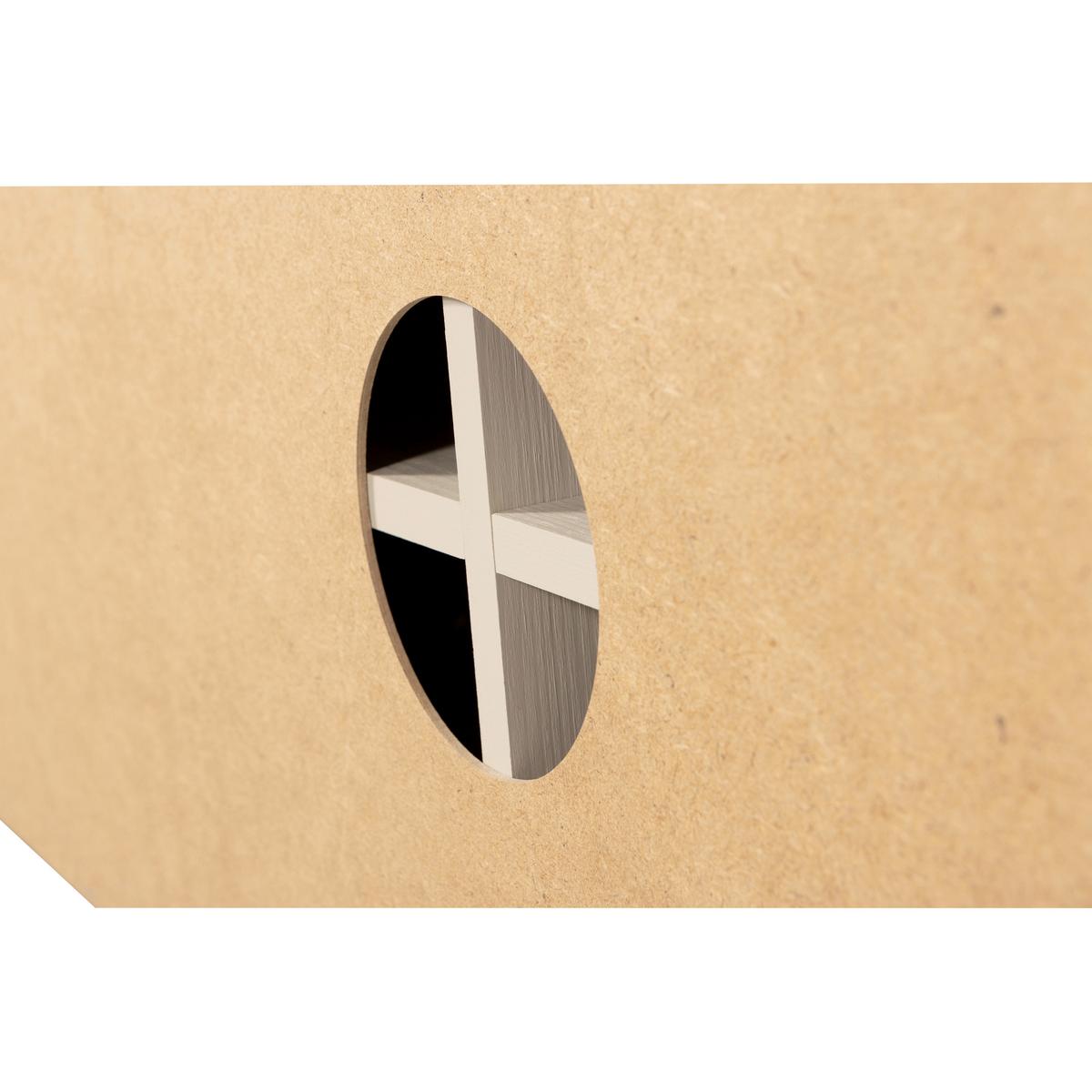 LOWBOARD Basu Grau B: 152cm - Grau, Design, Holz (152/53/46cm) - Livetastic