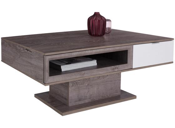 Konferenčný Stolík Nagos - farby dubu/biela, Moderný, kompozitné drevo (115/47,3/0cm) Konferenčný Stolík Nagos - farby dubu/biela, Moderný, kompozitné drevo (115/47,3/0cm)